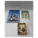 Russian Painted Tiles and Small Art