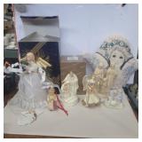 Assorted angel figures