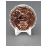 1 Ounce .999 Fine Silver CopperWe