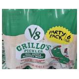 Case of 24 v8 dill pickle bloody mary drink mix