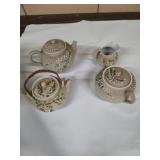 Vintage Japanese ceramic tea set. Not marked, but