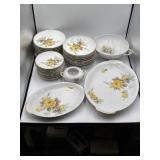 1950s Sango porcelain dinnerware set in
