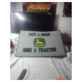 John Deere Welcome MatSave A Horse Ride A