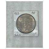 1923 Peace Silver Dollar