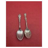 2 Sterling Spoons 18.66 grams