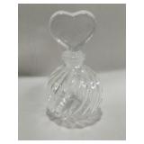 Teleflora glass perfume bottle 5.5"