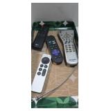 Apple TV remote , roku box remote, LG remote and