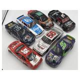 Autographed 1:24 diecast NASCARs & banks