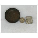 1946 Indiana Chauffeur badge, Governor Isaac