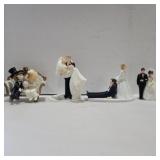 4 wedding cake toppers