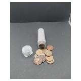 A Full Tube Of Very Old Un Sorted Wheat