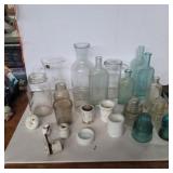 Assorted bottles and jars