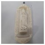 Large holy water font made in Mexico 12in