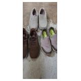3 mens sketchers slip on shoes,  2 size 9 and 1