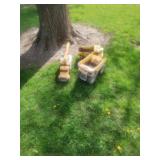 3 old Tonka trucks plenty of play left on them