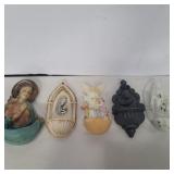 5 holy water fonts 7in largest font