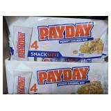 Case of 24- 4pack snack size payday candybars