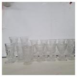 Imperial cape cod glasses, wine, juice, custard