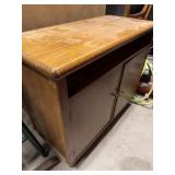 Desk Office Credenza 2 Doors and a Shelf by