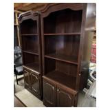 Matching Book Cases 3 Shelves and Doors each u