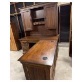 L Shaped Desk with Hutch lots of Draws and