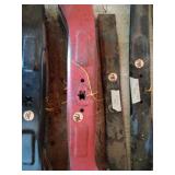 13 Red mower Blades 23" long