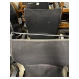 3 Matching Office Chairs With Stainless Steel