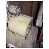 Grain bin air dryer blower fan and motor