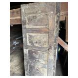 Antique five panel double door each door is 89