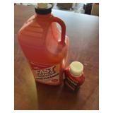 Fast, orange hand cleaner, and Gojo, cherry gel,