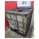 275 gal enclosed tank with some oil