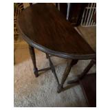 Half Moon Table 23" x 11" x 25"