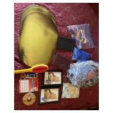 10 Gold Placemats, Lint Brush, Scarves, Casino