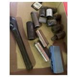 Various sockets and snap on ratchet