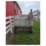 Portable Smoker on trailer (no title)  , needs