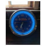 Neon Napa Clock 15" wide works
