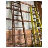 Wooden 20 foot extension ladder