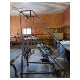Tri Arc Rolling Stairs with 5 steps 55"Lx78"H