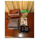 Polaroid instamatic camerasx2 plus Kodak , flash