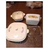 Corningware blue cornflower & spice of life. Le
