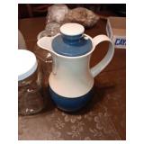 Thermo coffee pitcher 10"x7"with additional glass