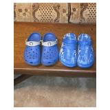 Colts Crocs and Rugged Crocs size 9