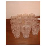 Imperial Glass water Goblets total 13