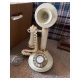 Candle Stick Rotary Phone by Deco Tel