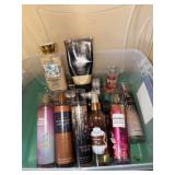 Perfumes and Body Lotions Partially Used