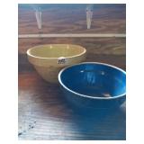 2 pottery bowls,  1marked . Clay City , 1 marked