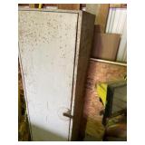 Heavy duty metal cabinet with latch 24" x 72" x