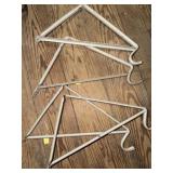 5 Shelving Brackets with Bar Hooks