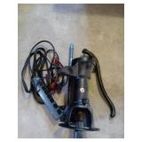 Hand pump, jumper cables, electrical