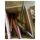 Spud, wrench, pipe, wrenches, crowbar, and more